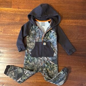 Carhartt camo hooded toddler coverall
